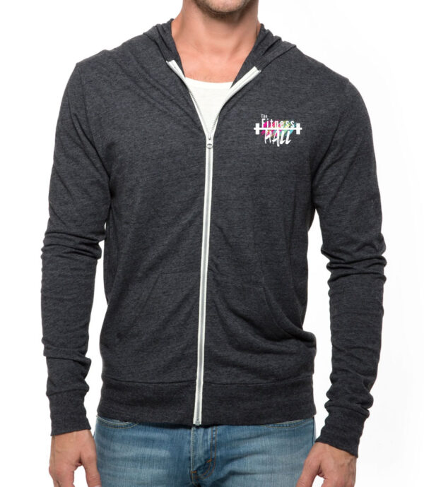 Full-Zip Light Hoodie Unisex Triblend